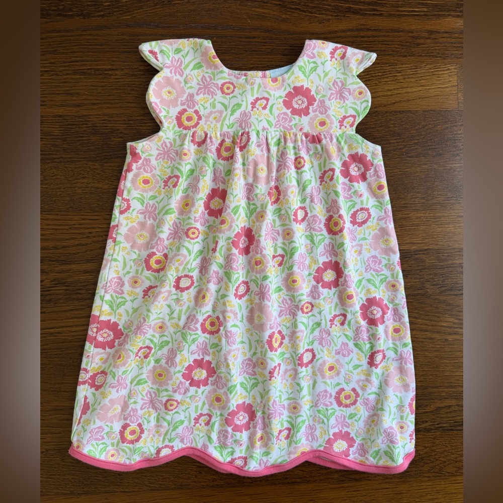 Bella Bliss Floral Scalloped Dress size 5